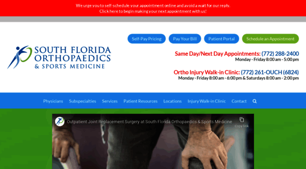 southflaortho.com