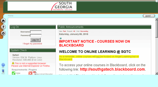 southgatech.angellearning.com
