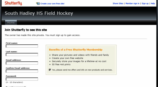 southhadleyhsfieldhockey.shutterfly.com