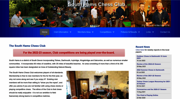 southhamschessclub.com