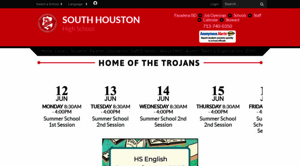 southhoustonhs.pasadenaisd.org