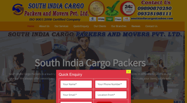 southindiacargopackers.in