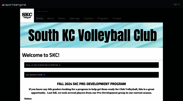 southkcvolleyball.com