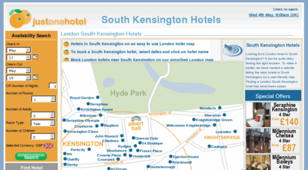 southkensingtonhotels.co.uk