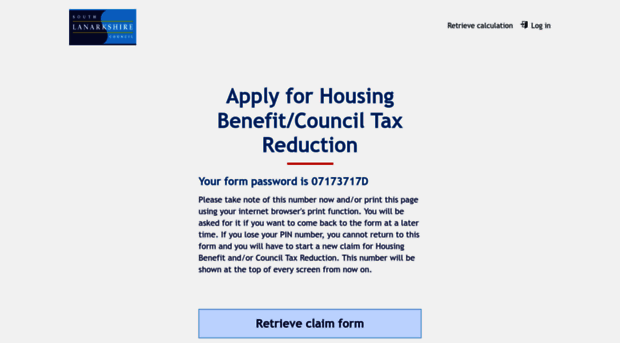 southlanarkshireclaim.entitledto.co.uk
