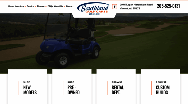 southlandgolfcarts.com