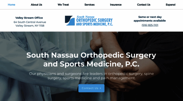 southnassauorthopedic.com