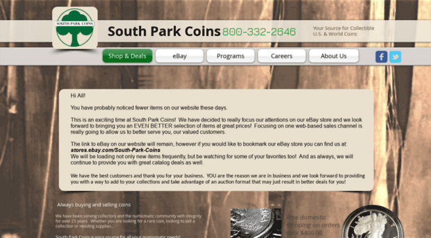 southparkcoins.com