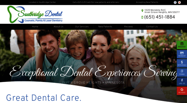 southridgedentalmn.com