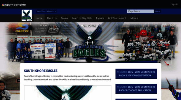 southshoreeagles.com
