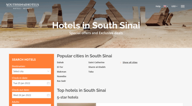 southsinaihotels.com