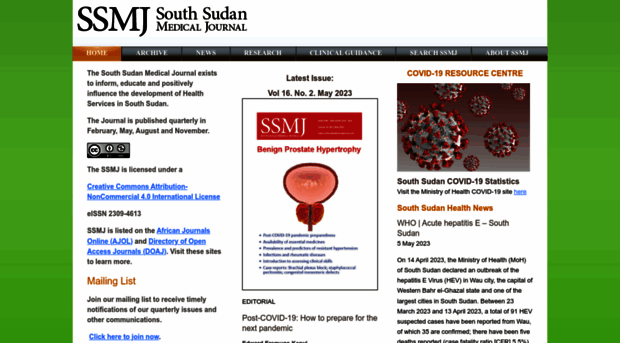 southsudanmedicaljournal.com