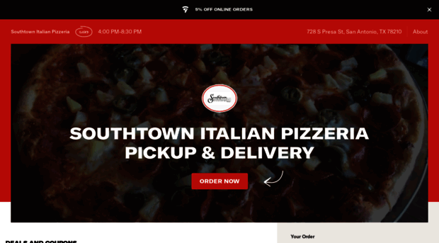 southtownpizzeriamenu.com