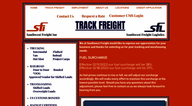 southwestfreight.com