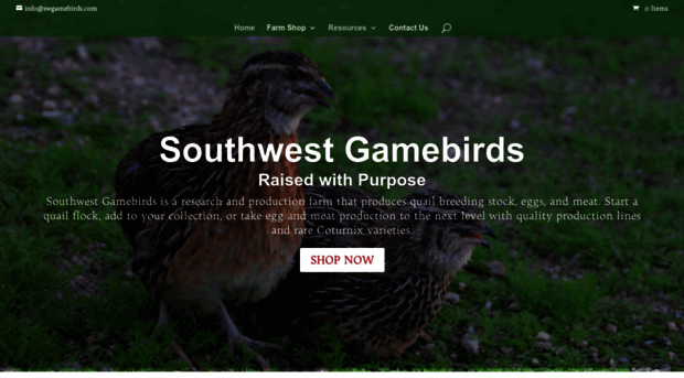 southwestgamebirds.com