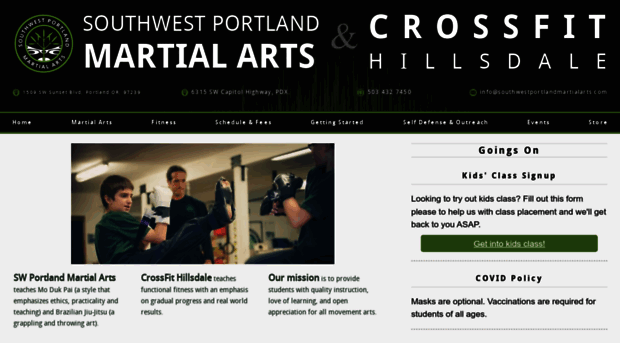 southwestportlandmartialarts.com