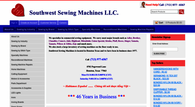 southwestsewingmachines.com