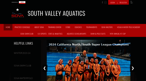 sovawaterpolo.com