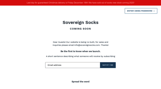 sovereignsocks.com