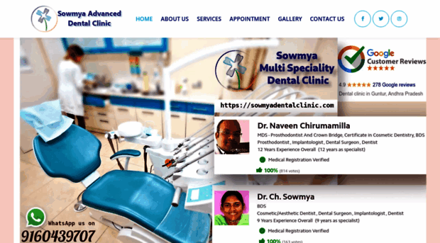 sowmyadentalclinic.com