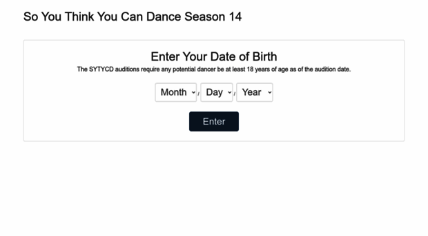 soyouthinkyoucandanceseason14.castingcrane.com