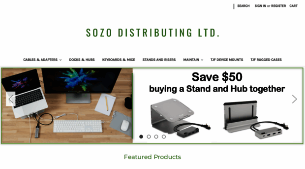 sozodistributing.com