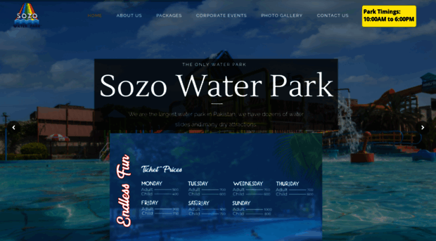 sozowaterpark.com