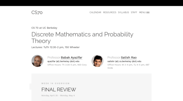 sp18.eecs70.org