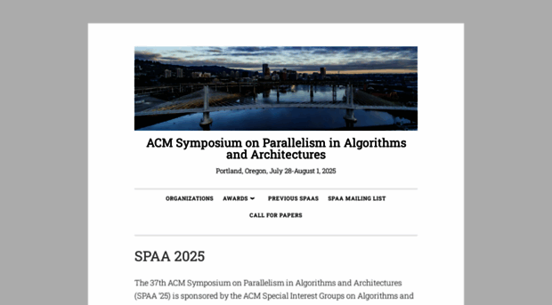 spaa.acm.org