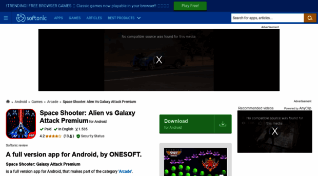 space-shooter-galaxy-attack-premium.en.softonic.com