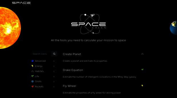 spacecalcs.com