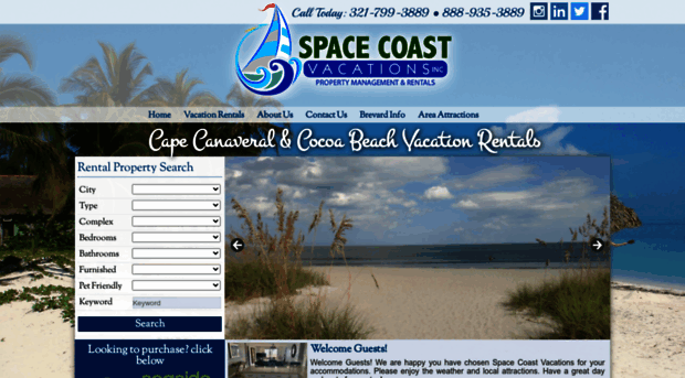 spacecoastvacations.com