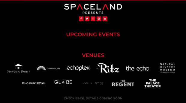 spacelandpresents.com