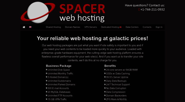 spacerwebhosting.com