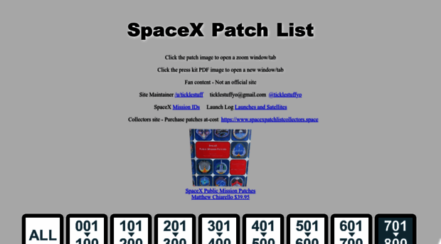 spacexpatchlist.space