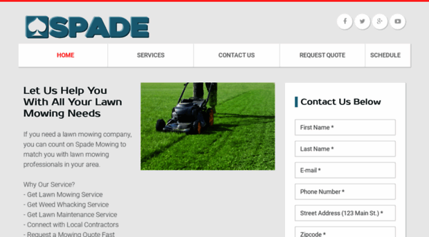 spademowing.com