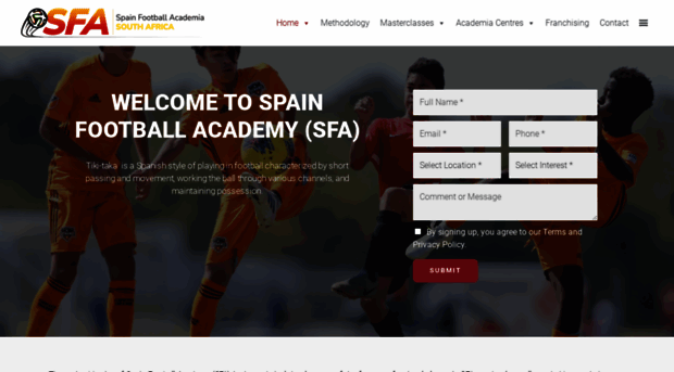 spainfootballacademy.co.za