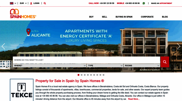 spainhomes.com