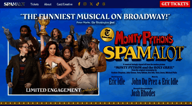 spamalotthemusical.com