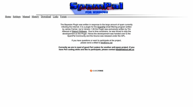 spampalbayes.sourceforge.net