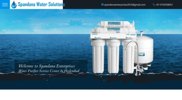 spandanawatersolutions.com