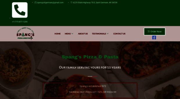 spangsitalianrestaurant.com