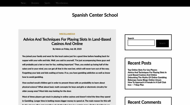 spanishcenterschool.com