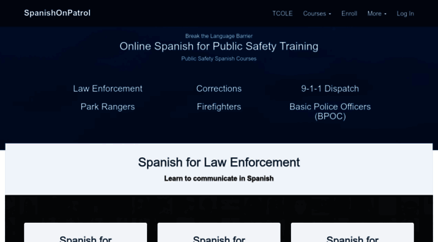 spanishonpatrol.com