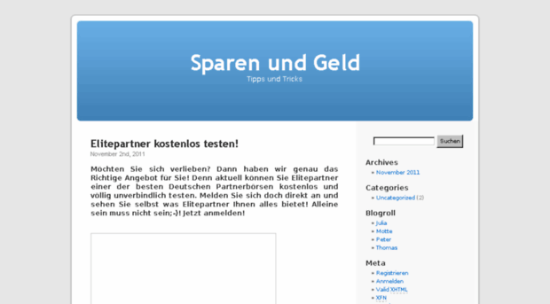 sparenundgeld.de