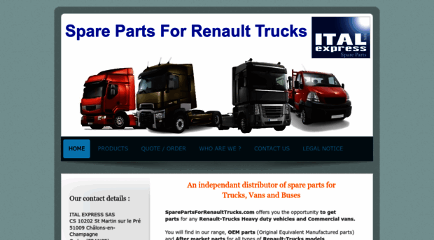 sparepartsforrenaulttrucks.com