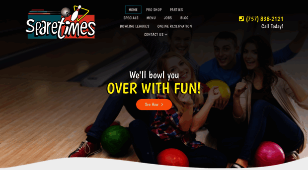 sparetimesbowling.com