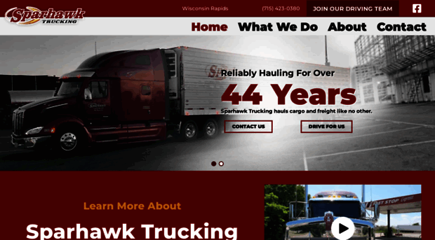 sparhawktrucking.com