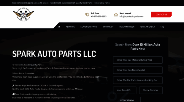 sparkautoparts.com