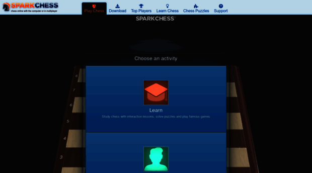 Play Spark Chess game free online